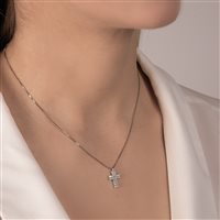 Pendentif Mirco Visconti Femme in Or blanc Diamante 0.35 Ct BG15/50 - BG15/50